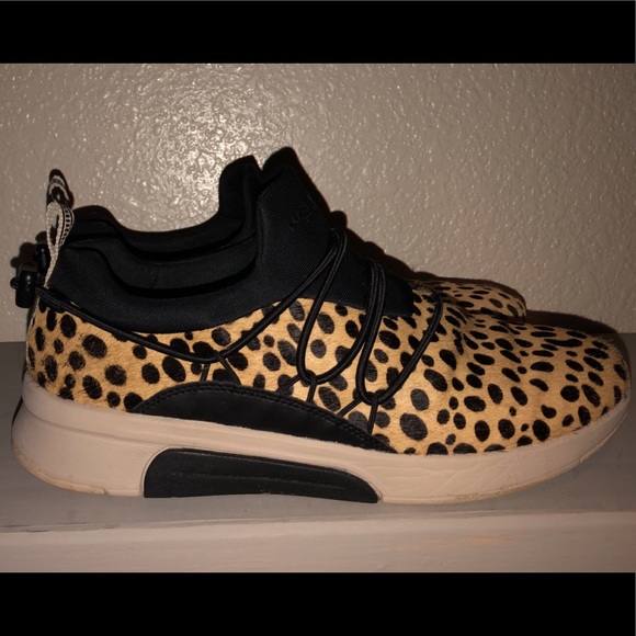 tennis shoes with leopard print